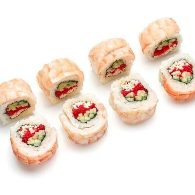 Окане с креветкой и крабом в Доставка Kaifa по цене 793 ₽