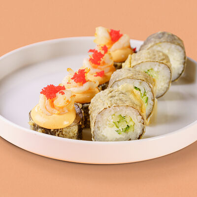 Королевская креветка темпура в Панда Маркет по цене 659 ₽