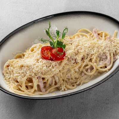 Паста Карбонара в Si M patio по цене 570 ₽