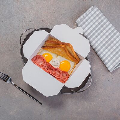 Яичница с куриной сосиской и тостами в Irbis по цене 319 ₽