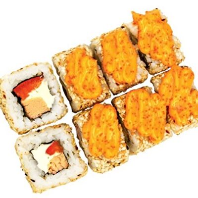 Калифорния в кунжуте в Суши & Гирос по цене 228 ₽