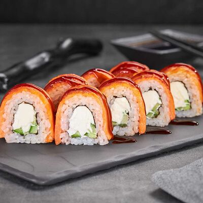Запеченная филадельфия в Суши Мастер по цене 419 ₽