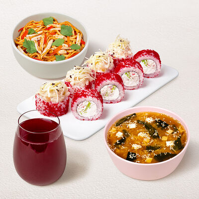 Б-л пикантный l и Морс смородина 0,5 в СушиWok по цене 717 ₽