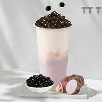 Молочный чай с таро в Tt tea bubble tea