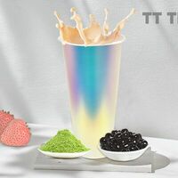 Клубничный матча с жасминовый чайв Tt tea bubble tea