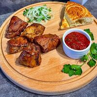 Шашлык из шейки свинины в Burum Grill