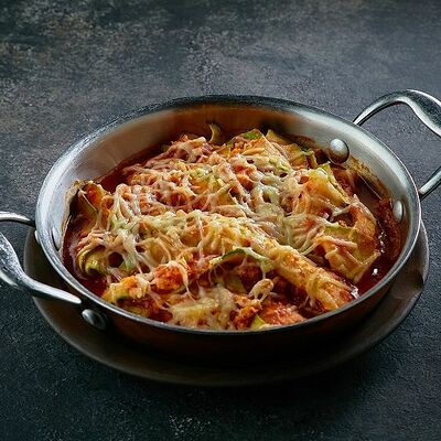 Запеканка из цукини, томатов и индейки в Двор Помидор по цене 550