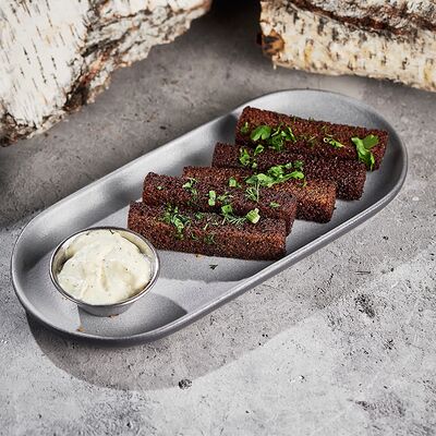 Гренки бородинские с соусом Пармезан в Гриль бар BQ по цене 270 ₽