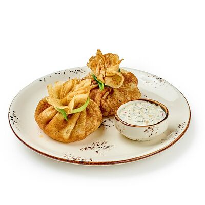 Блинчики с курой и беконом в Кофеин по цене 450