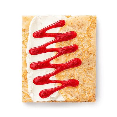 Блин с маскарпоне Galbani и cочной клубникой в БлинБери по цене 249