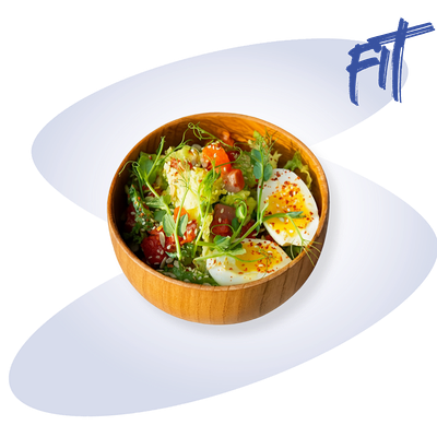 Салат зеленый с лососем в Келди по цене 490 ₽