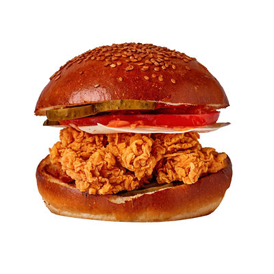 Бургер с курицей дуэт в Basilic Express по цене 2175 ₸