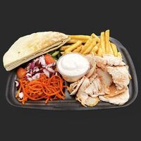 Шаверма на тарелке в Шавербокс