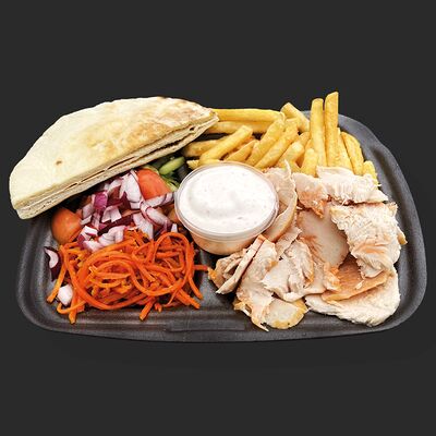 Шаверма на тарелке в Шавербокс по цене 580 ₽