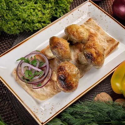 Шашлык из шампиньонов в Приключения Шурика по цене 410 ₽