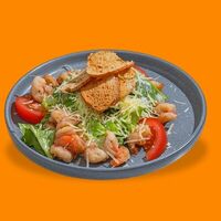 Цезарь с креветками в Vaffel