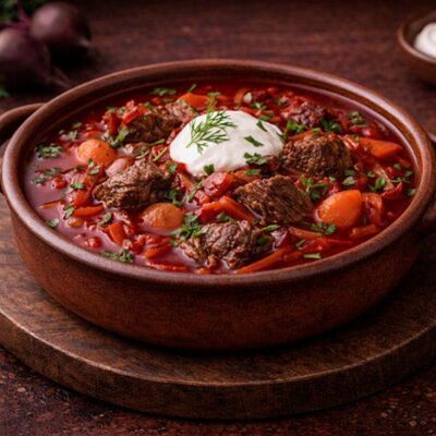 Борщ в Оджах по цене 530 ₽