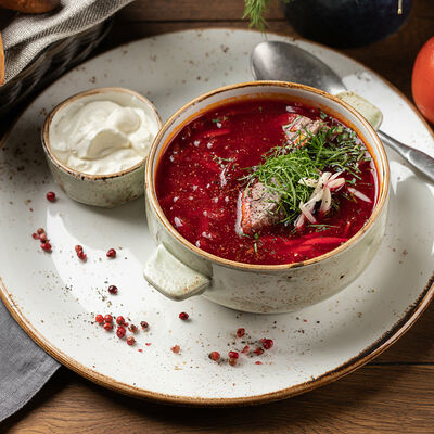 Борщ с говядиной в Шашлык от души по цене 400 ₽