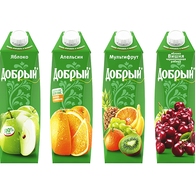 Сок в ассортименте Добрый в Симфония по цене 850 ₽