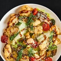 Салат с сердечками в Gellert Bar