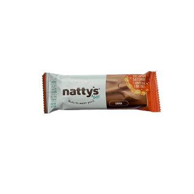 Батончик шоколадный Nattys с арахисовой пастой в STARS COFFEE по цене 220 ₽