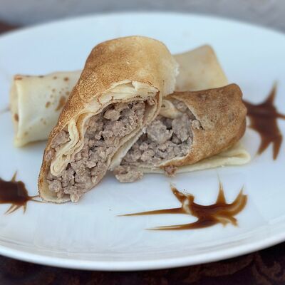 Блины с фаршем 2шт в Собрание по цене 230 ₽