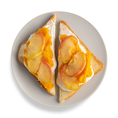 Сливочный тост с тыквой и яблоком в Готово китчен по цене 214 ₽