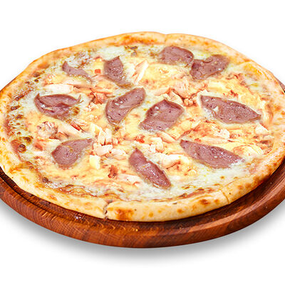 Чесночный цыпленок (35 см) в PizzBurg по цене 2900 ₸