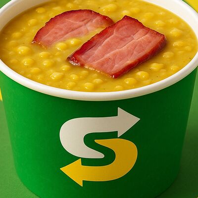 Суп гороховый с копченостями в Subway по цене 284 ₽
