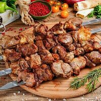 Сет из бараньей мякоти на компанию в Тандырофф