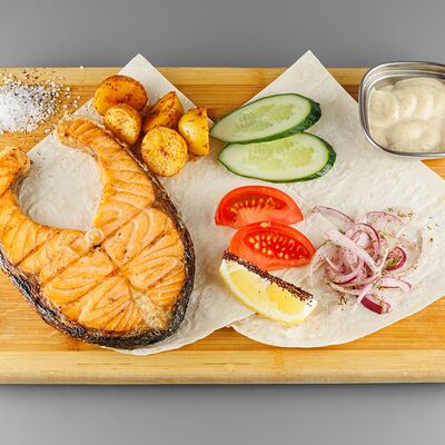 Стейк из Лосося в Meat & Grill по цене 1650 ₽