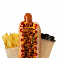 Хот-дог комбо с говяжьей колбаской в Полная дичь