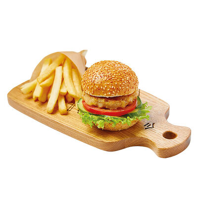 Бургер с курицей и картошкой фри в Тануки по цене 2690 ₸