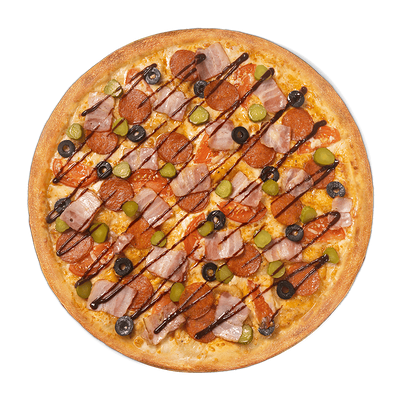 Пицца Барбекю (40 см) в Автоcуши Автопицца по цене 1363 ₽