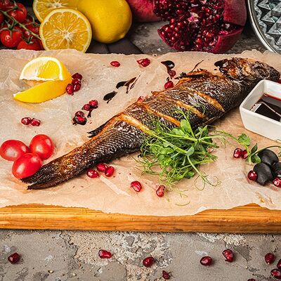 Сибас на гриле в Дворец свадеб по цене 990 ₽