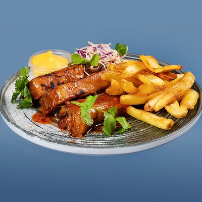 Рёбра свиные в соусе терияки в Мясной цех по цене 1000 ₽