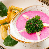 Холодник на кефире со сметаной в Имбирь