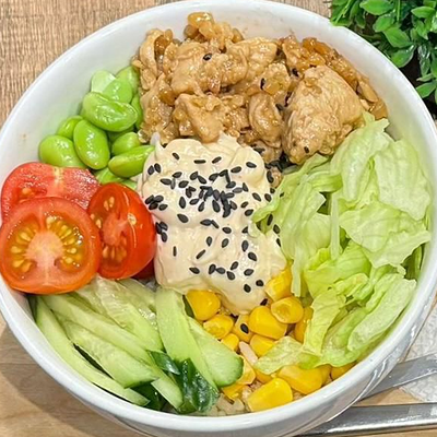 Поке с цыпленком в соусе унаги в Три печки по цене 660 ₽