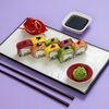 Ниджи-ролл с тунцом и лососем в SAKURA SUSHI PREMIUM по цене 904