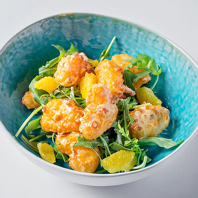 Креветки попкорн в Udcкафе Upside Down Cake по цене 570 ₽