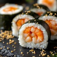 Эби маки в Суши мастер