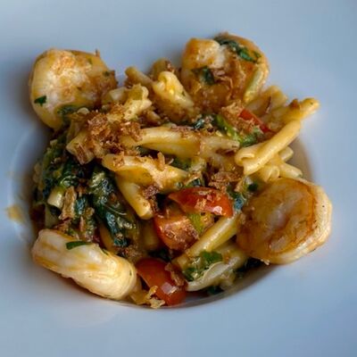 С креветками и соусом в вине в Crystal по цене 750 ₽