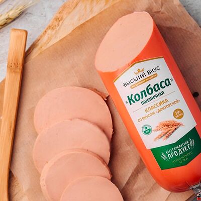 Колбаса пшеничная со вкусом докторской Высший вкус в Вегетарианское кафе Ананда по цене 529 ₽