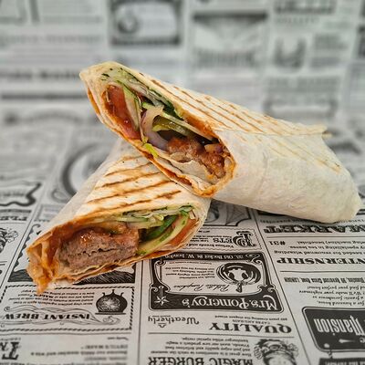 Шаурма с куриным кебабом в Papa Burgers по цене 370 ₽