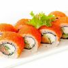 Ролл с лососем и Тобико в Fusion Sushi по цене 22