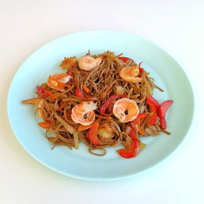 Удон с креветками в Orisushi по цене 500 ₽