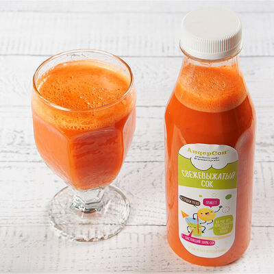 Фреш морковь 500 мл в АндерСон по цене 680 ₽