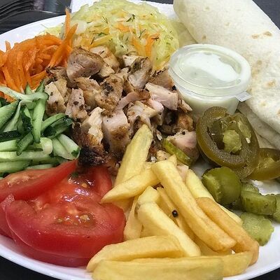 Шаурма из телятины в тонком лаваше в Халяль Galata Food по цене 370 ₽