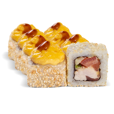 Ролл Запечённый микс в Автосуши по цене 696 ₽