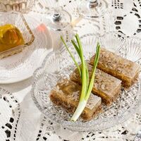 Холодец из телячьих и свиных ножек с горчицейв Катюша Katyusha